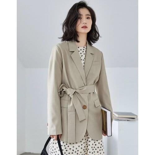 Vintage Korean Style Fall Winter Women Jacket Blazer Suit High quality Elegant ladies formal coats