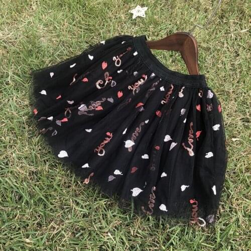 2021 Ins Fashion Children Skirts Spring Summer Girls Short Skirts Mesh Skirt