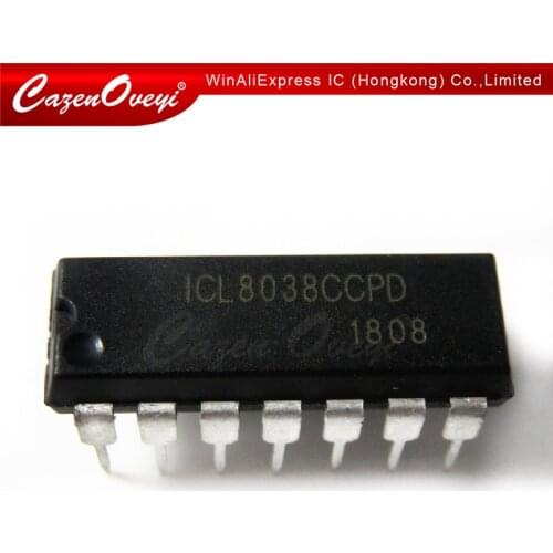 5pcs/lot ICL8038CCPD ICL8038 8038CCPD DIP-14 In Stock