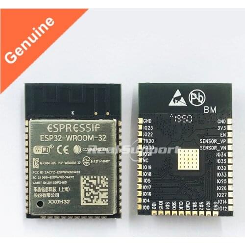 50PCS ESP32-WROOM-32 WiFi + BLE 4.2 Dual Core CPU MCU Low Power BLE based on ESP32 chip 32Mbit flash Standard