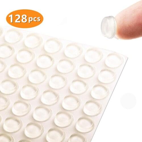 Cabinet Door Drawer Bumpers Pads Adhesive Rubber Bumpers for Cabinets Drawer Close Picture Frame Cutting Board Sound Dampening