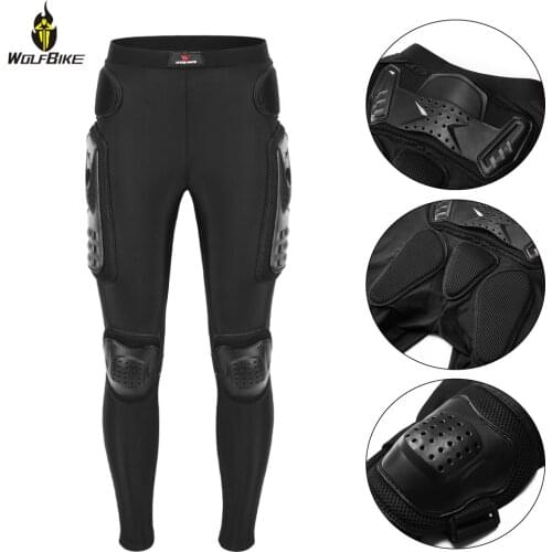 WOLFBIKE Breathable Roller Skates Pants Thigh Hip Butt Protection Snowboard Ski Sports Cycling Motorcycle Protective Trousers