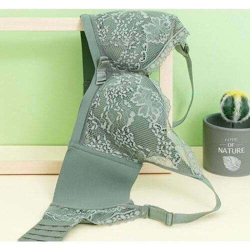 2020 new Push Up Bras womens underwear breast lace breathable memory and soft steel ring bra lingerie Brassiere free shipping