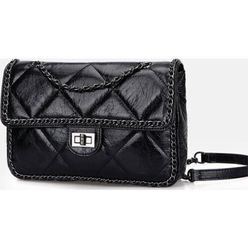 Designer Brand Luxury European and American fashion handbag classic Small Fragrance rhombic Chain shoulder Crossbody Tote Bag