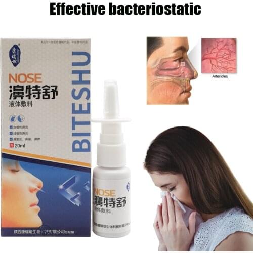 Chinese Traditional Natural Herbal Medical Nasal Spray Chronic Rhinitis Sinusitis Spray Rhinitis Treatment Nose Health Care