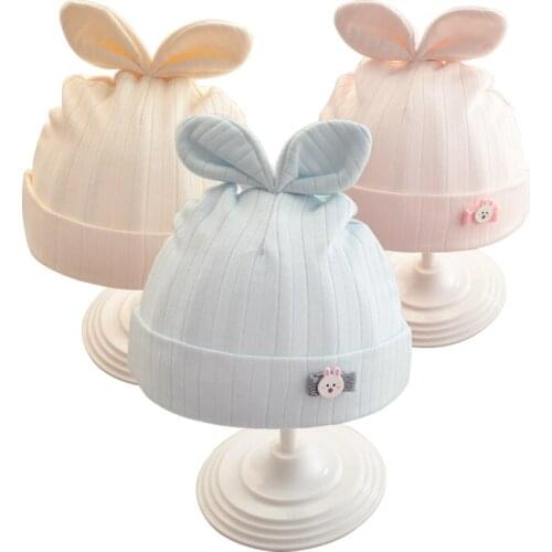 Cute Baby Hat Cap with Bibs Candy Solid Colors Boys and Girls Beanies Hats Cotton Born Children Hat Bibs Toddler Infant Caps