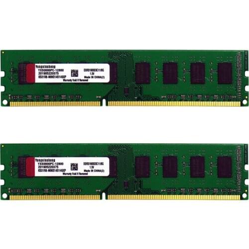 Yongxinsheng 4GB DDR3 RAM 8GB 16GB DDR3 13331600MHz desktop computer memory PC3L-12800 Non-ECC 1.5V 204Pin DIMM CL11 unbuffered