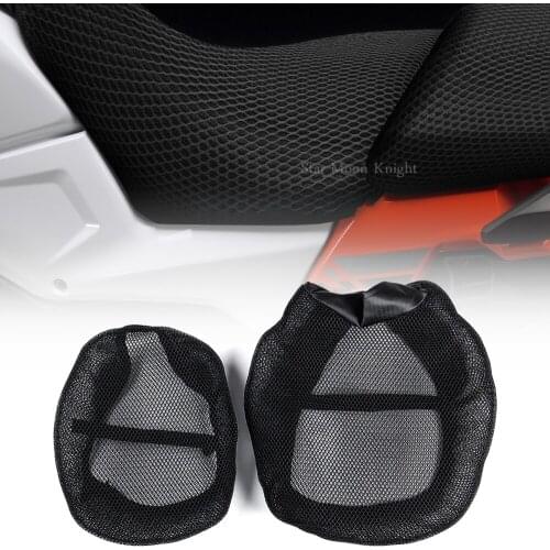 Motorcycle Anti-Slip 3D Mesh Fabric Seat Cover Breathable Waterproof Cushion For Suzuki V-Strom VStrom DL1050 DL1050XT DL 1050