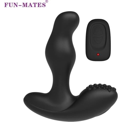 Men Prostate Massage Vibrator Caesar Adult Sex Toy 16+3 Heating Vibrating Wireless Remote Control Anal Butt Plug Masturbator