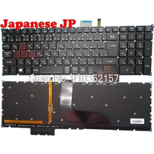 Laptop With Backlit JP Keyboard For ACER Predator G9-591 G9-591G G9-591R G9-592 G5-793 G9-792 G9-793 GX-791 GZ-792 Japanese JP