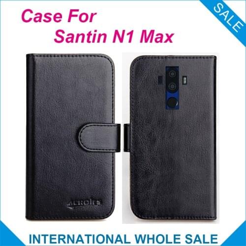 Original! Santin N1 Max Case ,6 Colors High Quality Leather Exclusive Case For Santin N1 Max Cover Phone Bag Tracking