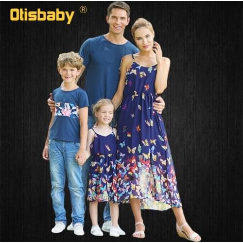 Одинаковые платья для мамы и дочки Otisbaby China At AliExpress