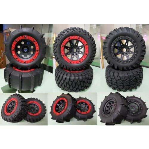 RC Model kyosho 1/8 Racing off Road buggy Short Course 17MM HEX wheel Tire set for 1/7 traxxax UDR FS ATOM Hobao 8SC 2pcs
