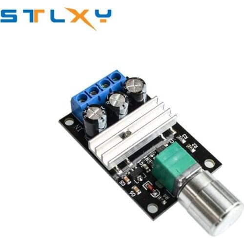 DC 6V 12V 24V 28VDC 3A 80W PWM Motor Speed Controller Regulator Adjustable Variable Speed Control With Potentiometer Switch