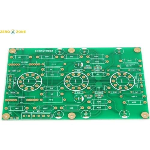 ZEROZONE Free shipping E834 RIAA MM Tube phono amplifier PCB Turntable preamp Base on EAR834 Circuit