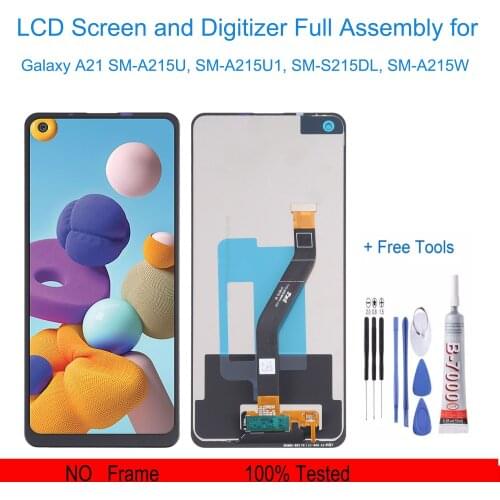 LCD Screen and Digitizer Full Assembly for Samsung Galaxy A21 SM-A215 Free Tools