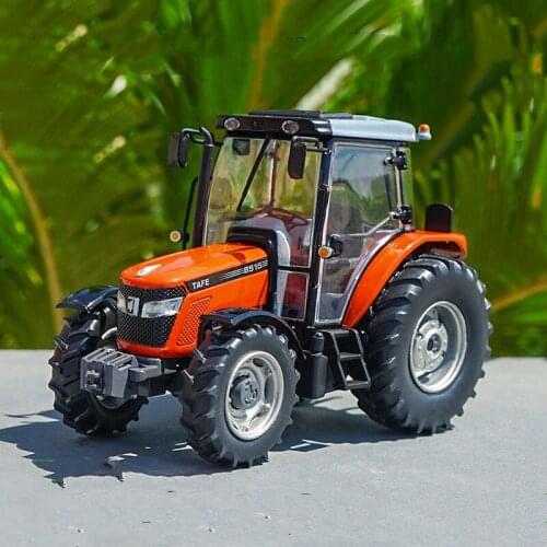 1/32 Metal Alloy Die Casting Massey Ferguson Agricultural Machinery Tractor Engineering Vehicle Model High-end Collection