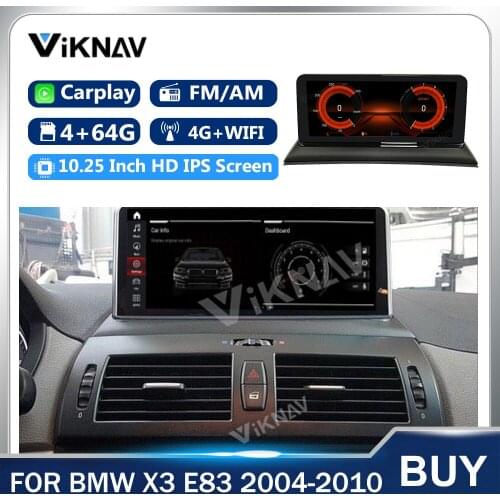 10.25 inch Android Car Gps radio Multimedia plyaer navigation for BMW X3 E83 2004-2010 8 CORE wifi bluetooth Head Unit 2 din