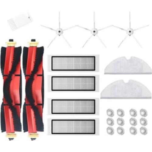 SANQ Suitable for Xiaomi Roborock S5 MAX S6 S60 S65 S5 S50 E35 Vacuum Cleaner Accessories White Five-Arm Side Brush