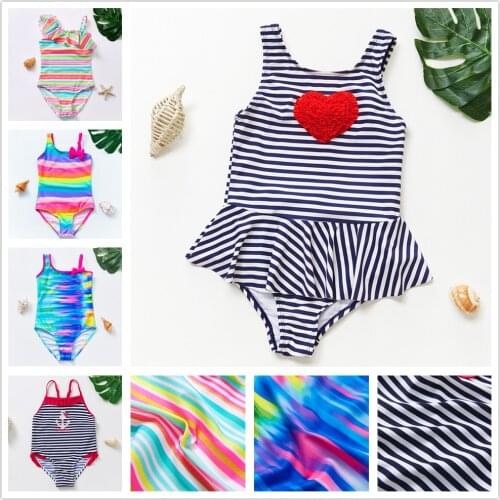 1-9Y Toddler Baby Girls swimwear High quality Baby girls swimsuit one piece Kids Swimwear Girls Swimming outfit Kids Beach wear
