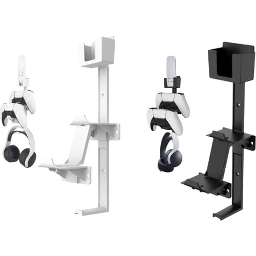 Dual Game Controller & Headphone er Holder Wall Rack Hook for