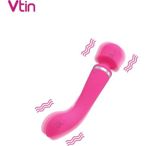 Dual Vibrator Strapless Strapon Dildo Vibrator for Women Silicone Adult Sex Toys G Spot Clitoris
