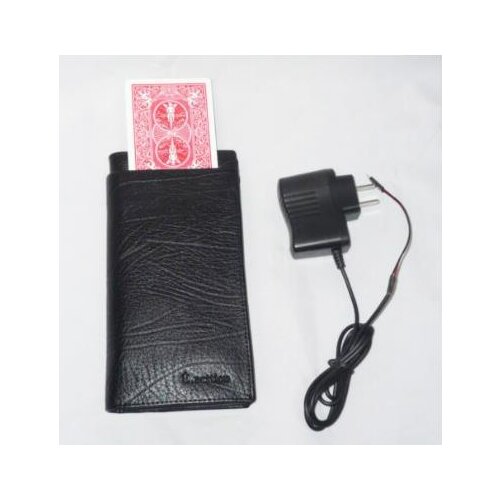 Electronic Wallet Card Exchanger - Magic Trick,Stage Magic Props,Close Up,Mentalism,Illusions For Professional Magicians