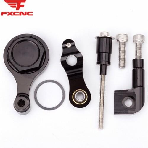 CNC Finished Aluminum Motorcycles Stabilize Steering Damper Bracket Mount Holder Support For Yamaha YZF R6 YZF-R6 2006-2017