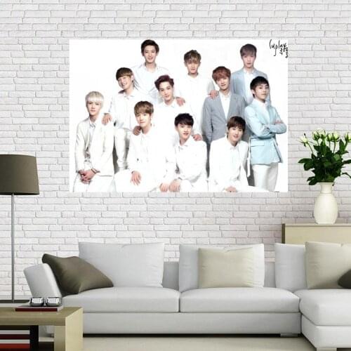 Custom canvas poster KOPO EXO Poster 60x90cm Home Decoration cloth fabric wall poster print Silk Fabric