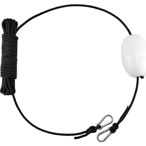 Kayak Anchor Tow Line Nylon Throw Line with PVC Float for Fishing Boat