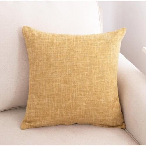 45cmx45cm Solid Color Square Pillowcase Pillow Cushion Cover Sofa Bed Car Decor