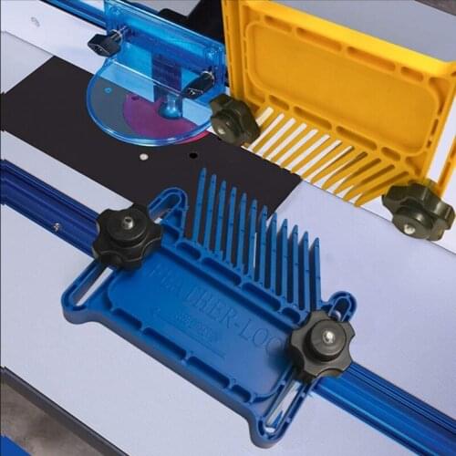 Woodworking Adjustable Feather Loc Board Feather Board Set Router Tables Saws Aid Tool Kit