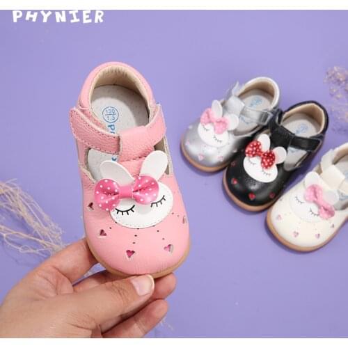 2019 spring new 1-3-5 years old girls shoes Korean version of the Princess shoes single shoes leather T-baby toddler shoes