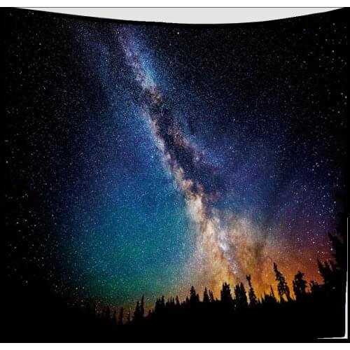 Universe/Starry sky Tapestry 150*130cm and 200*150cm Cover Beach Towel Throw Blanket Picnic Yoga Mat Home Decoration Textiles