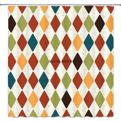 Striped style fashion bathroom accessories home decor bath curtain fabric washable shower curtains bath screens with hooks