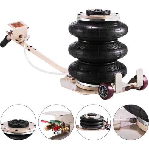 3 ton black practical adjustable pneumatic jack inflatable jack Fast 3 striker