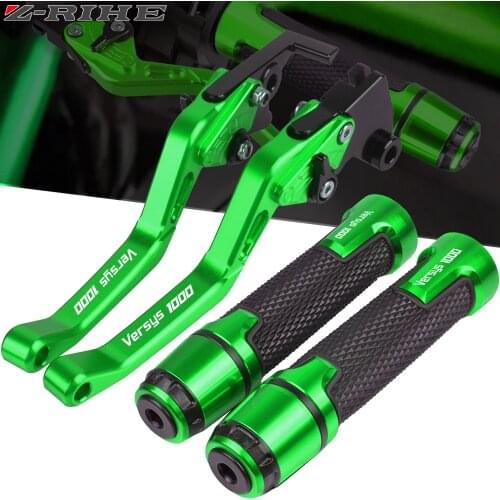 Motorcycle Brake Clutch Levers Handlebar Handle Hand Grip Ends For Kawasaki VERSYS1000 VERSYS 1000 2015-2020 2016 2017 2018 2019