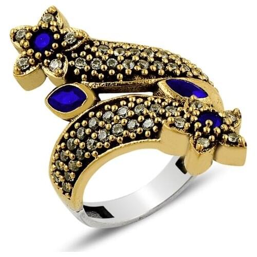 Silverlina Silver Authentic Zircon Stone Ring