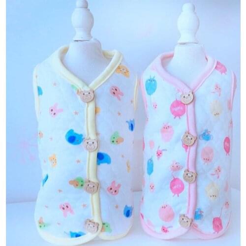 Cute Dog Vest Autumn Winter Pet Dog Clothing Puppy Yorkie Yorkshire Chihuahua Poodle Bichon Pomeranian Schnauzer Clothes Garment