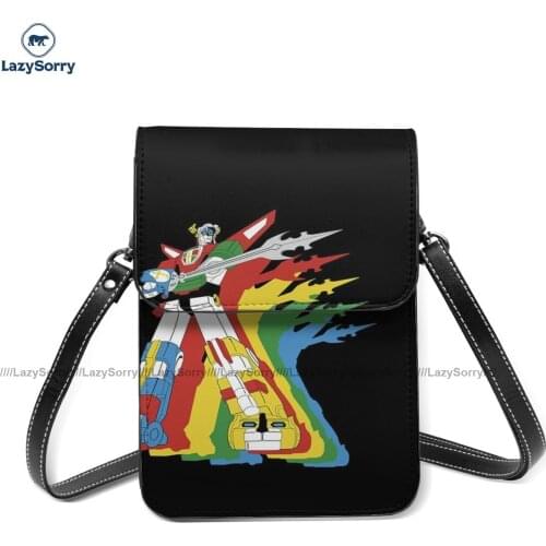 Voltron Shoulder Bag Student Gifts Mobile Phone Bag Reusable Leather School Bags