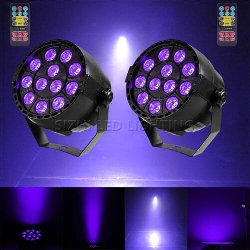 36W UV Led Stage Light Black Light Par Light Ultraviolet Led Spotligh Lamp With DMX512 for Disco DJ Club Show Party Decoration