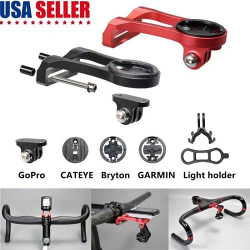 Bike Stem Extension Mount Bracket Stopwatch Holder Adapter For Garmin Edge GPS GoPro