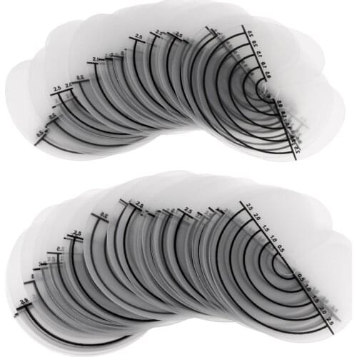 100pc Shield Hair Protector Template Hair Extensions Nano Feather Style