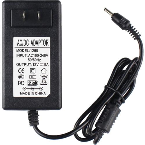 12V 5A 3.5*1.35mm Wall plug-in AC Adapter For Intermec CK3 CK3X CK3R Collector Four-charged Battery Bharging Base Power Supply
