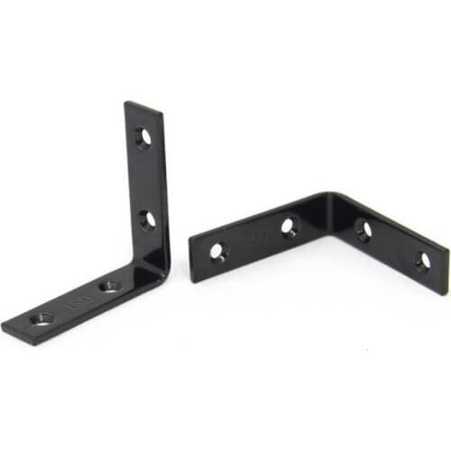 Black Corner reinforcement L 2.0x45x45x12 20pcs