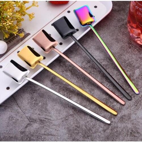 Creative ice spoon 304 stainless steel dessert spoon coffee spoon