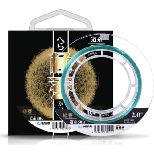 1pcs 0.1-4.0 # Fishing Line Crystal Nylon 50 M Fishing Line Cutt Water Wear Resistant Wedkarstwo Line Carp Fishing Angeln Pesca