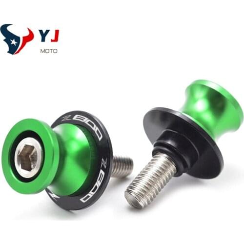 M8 For KAWASAKI Z 800 Z800 2013-2016 High Quality Motorcycle CNC Accessories Cover Swingarm Spools Slider Stand Screws With Logo