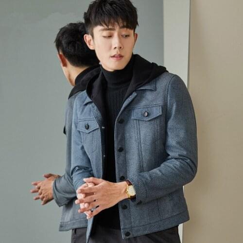 Mens Autumn Winter Jacket Menn Genuine Cow Leather Jackets Streetwear Luxury Coat MG-1807040 MY1469