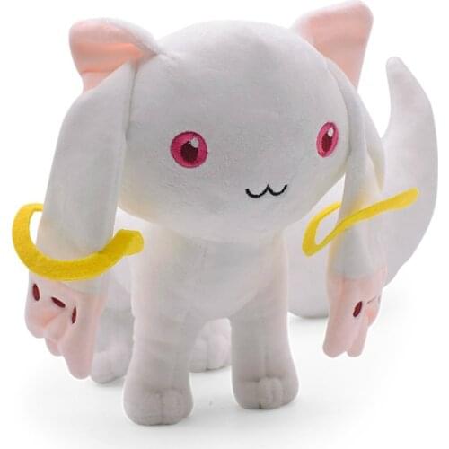 23cm Puella Magi Madoka Magica Plush Toy Cat Soft Stuffed Toy Doll Children Girls Birthday Christmas Gift